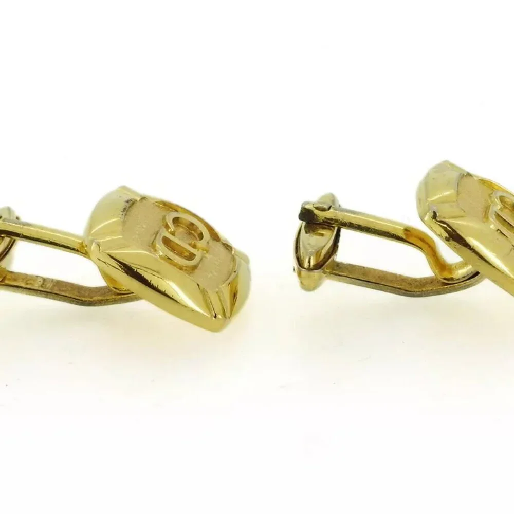 Dior cuff CD mark gold-plated Authentic used T16860